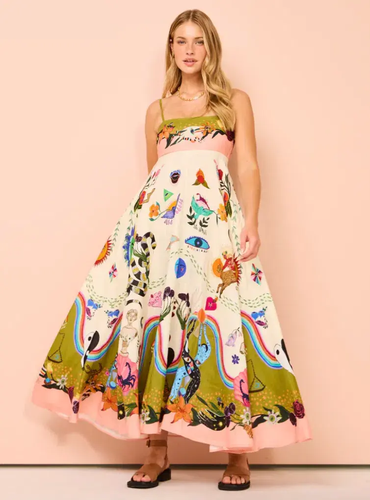Alemais Evergreen Sundress Multi Size AU 8 - Image 2
