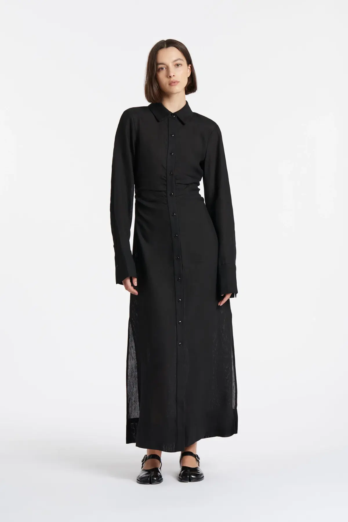 Sir The Label Clemence Shirt Dress Black Size 2 / AU 10 - Image 1