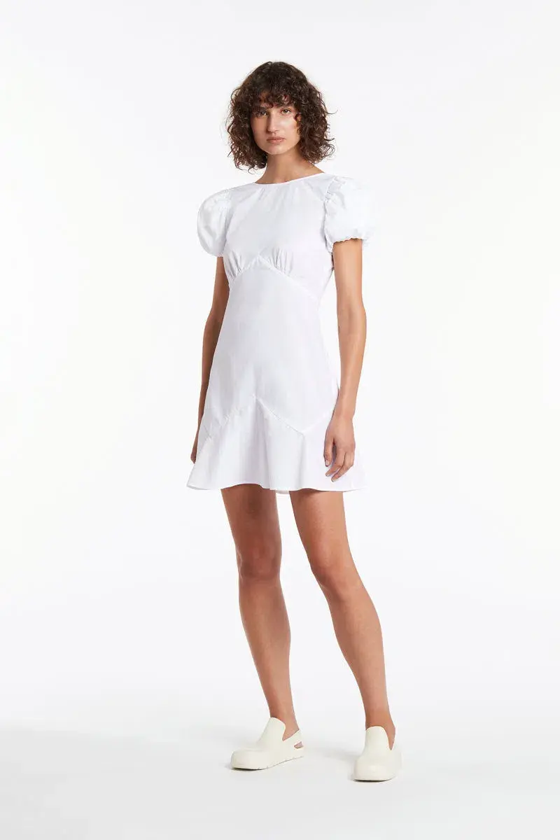 Sir The Label Mason Panelled Mini Dress White Size 1 /  AU 8 - Image 1