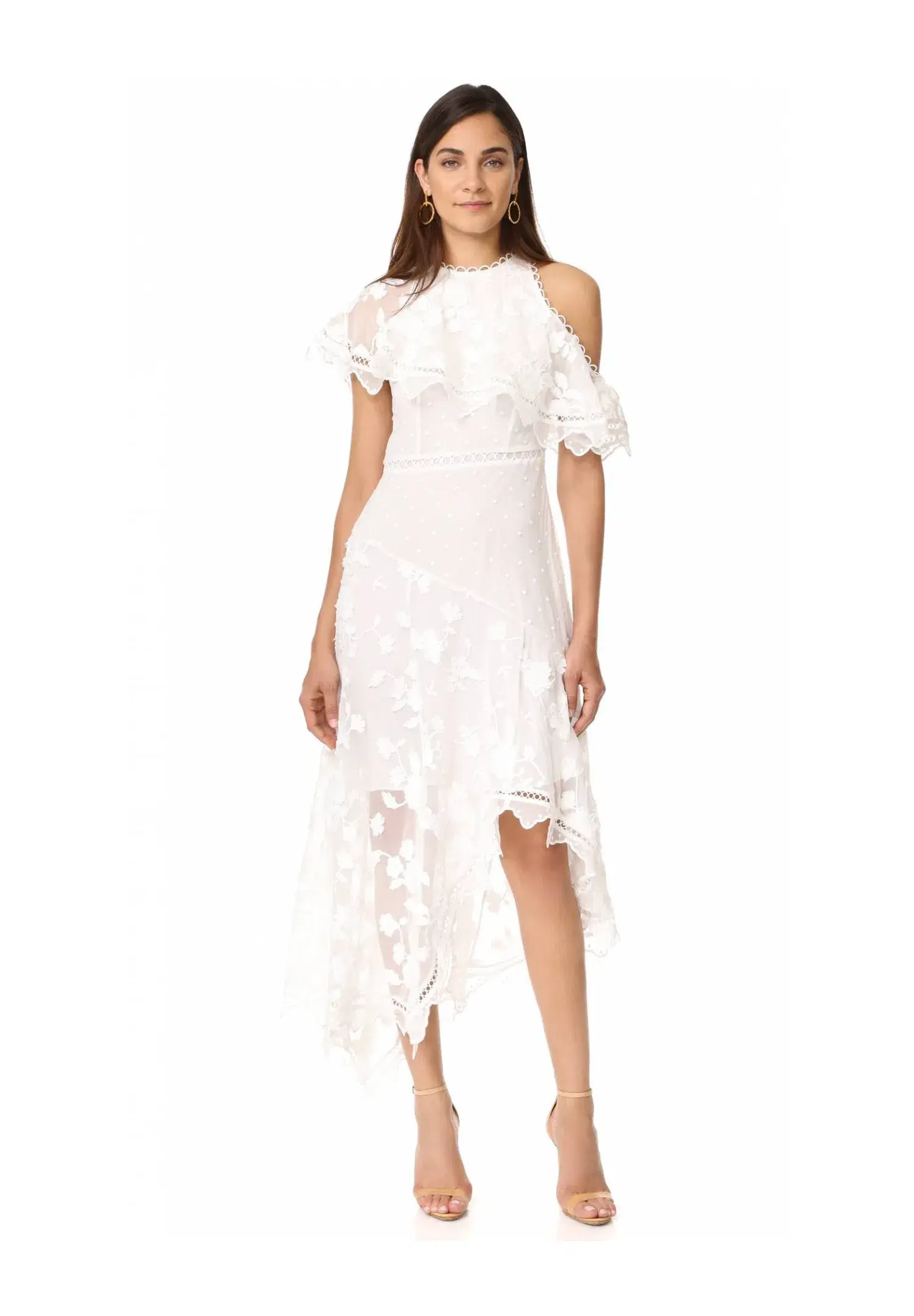 Zimmermann Mercer Bird Floating Dress Ivory Size 2 / Au 12 - Image 1