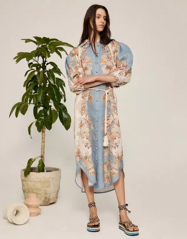 Alemais Blythe Shirtdress Print Size AU 14  - Image 3