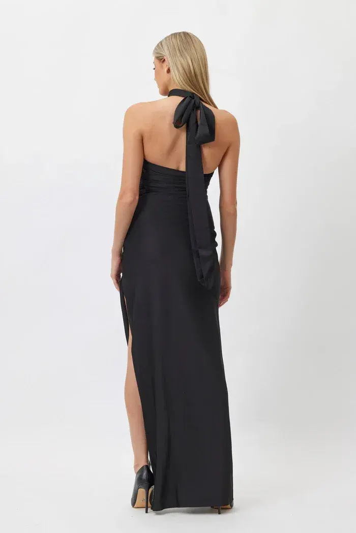 Bianca & Bridgett Gigi Maxi Dress Black Size AU 8 - Image 2