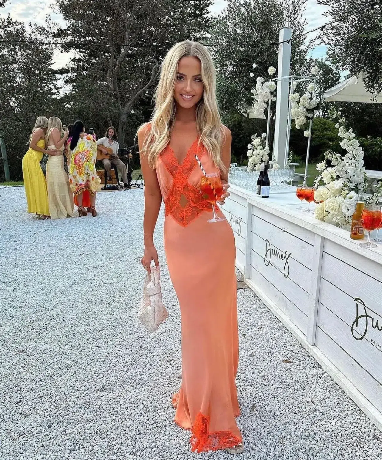 Sir the Label Aries Cut Out Gown Peach Size 3 /AU 12 - Image 3