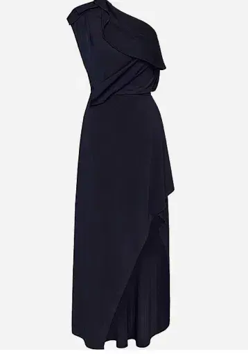 Bianca Spender New Jersey Ariel Dress Navy Size 1/ AU 8 - Image 2