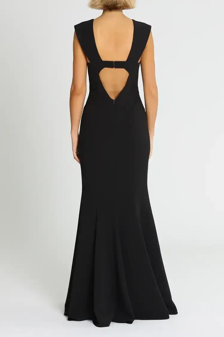 Jay Godfrey Victoria Light Gown in Black Size 14 for rent on The Volte - main image