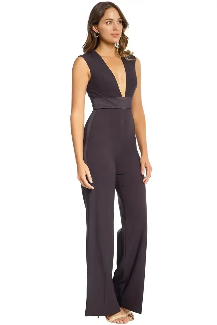 Jay Godfrey Rhodes Jumpsuit in Black Size 6 - Image 2