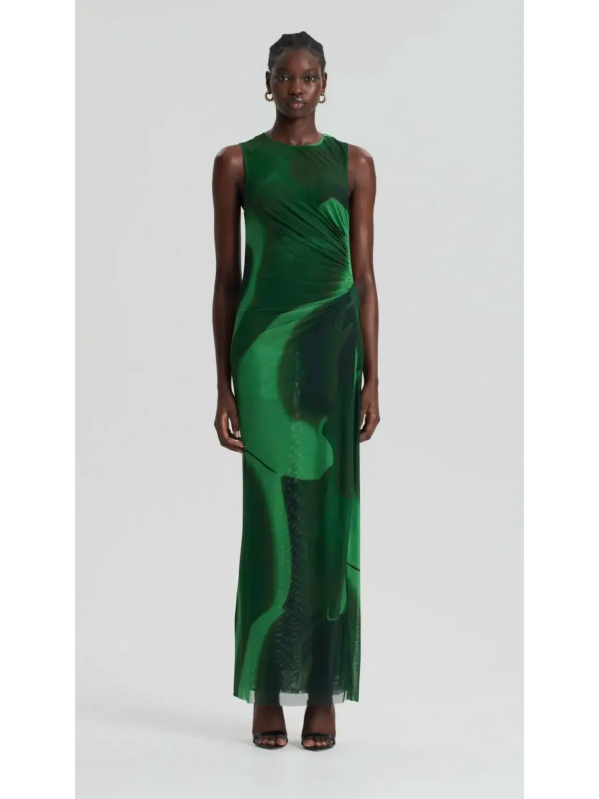Scanlan Theodore Italian Watercolour Dress in Safari Size AU 10  - Image 2
