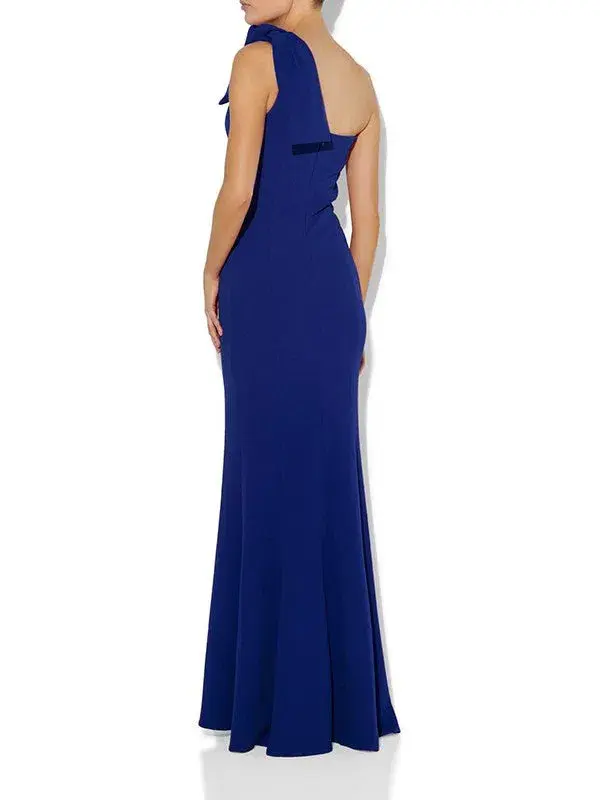 Montique Ren Cobalt Gown Blue Size 12 for rent on The Volte - main image