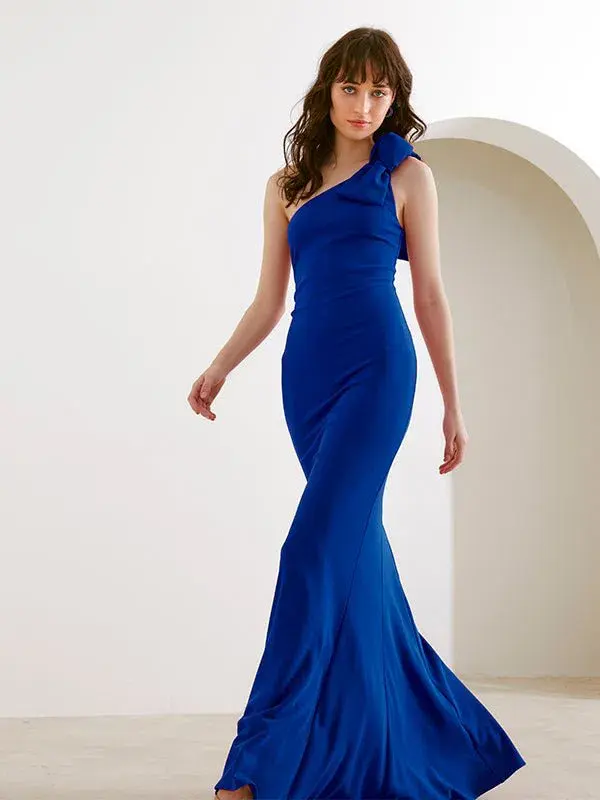 Montique Ren Cobalt Gown Blue Size 12 - Image 1