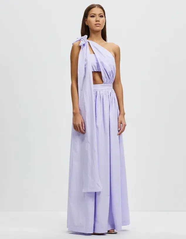 Bondi Born St Tropez Long Dress in Lavender Size XS for rent on The Volte - main image