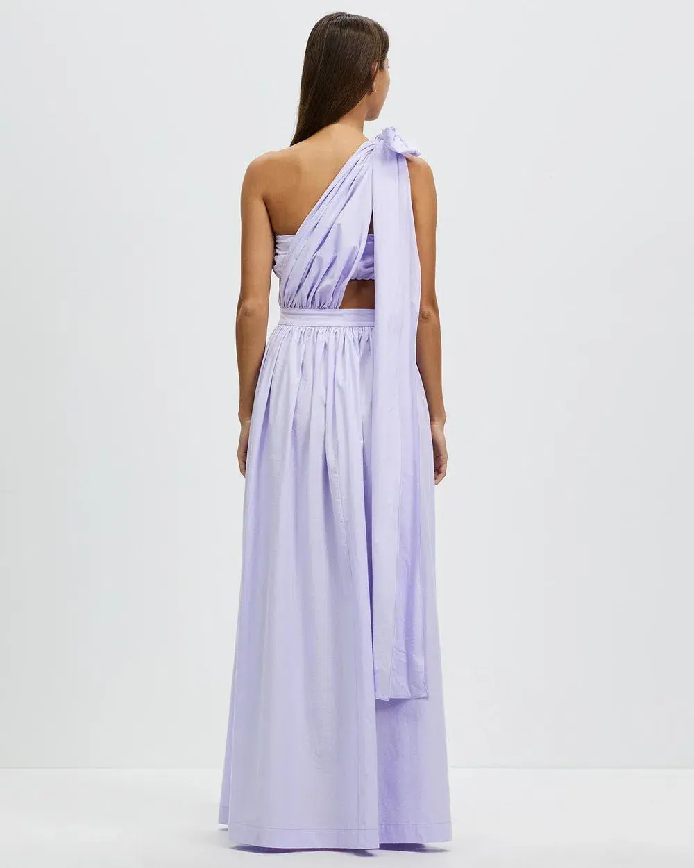 Bondi Born St Tropez Long Dress in Lavender Size XS for rent on The Volte - main image