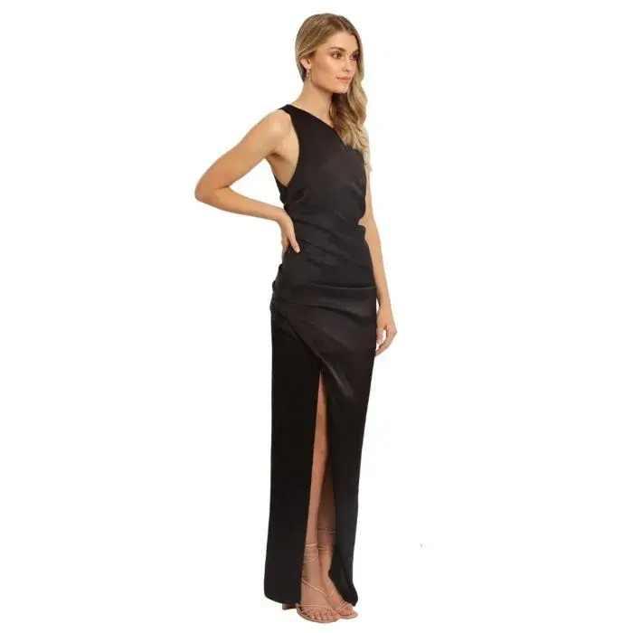 Camilla and Marc Selar Draped Dress Black Size 6 - Image 3