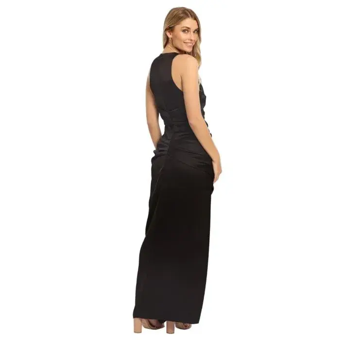 Camilla and Marc Selar Draped Dress Black Size 6 - Image 4