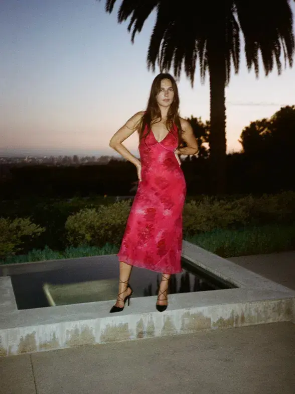 Realisation Par The Marie Midi Dress in Anastasia Rose Size S / AU 8 - Image 1