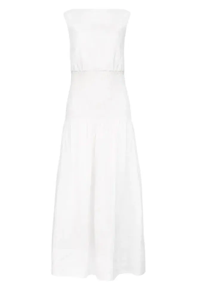 Sir The Label Lorena Maxi Dress White Size 0 / AU 6 for rent on The Volte - main image