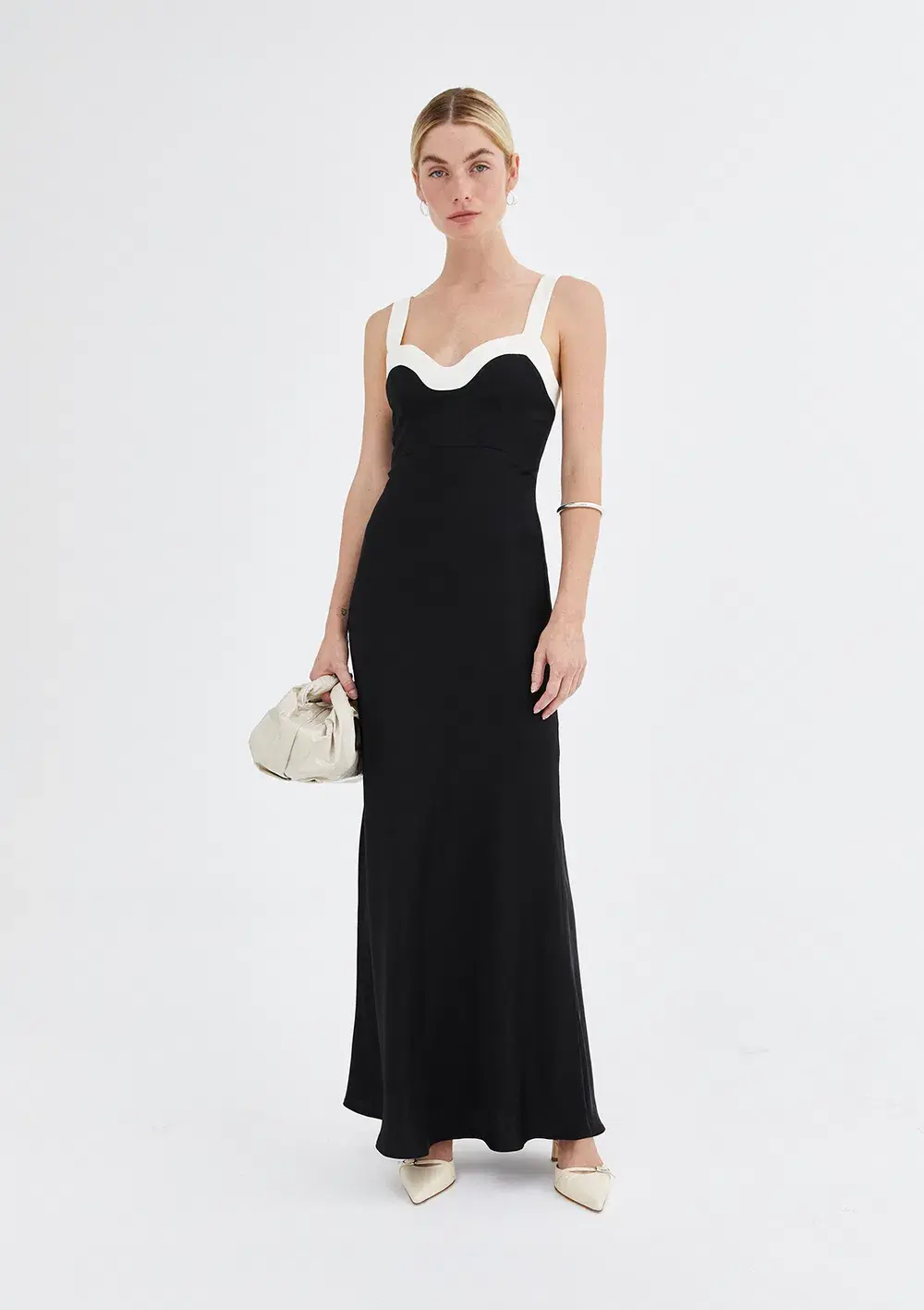 Jillian Boustred Regina Dress Black & White Size 8 - Image 1