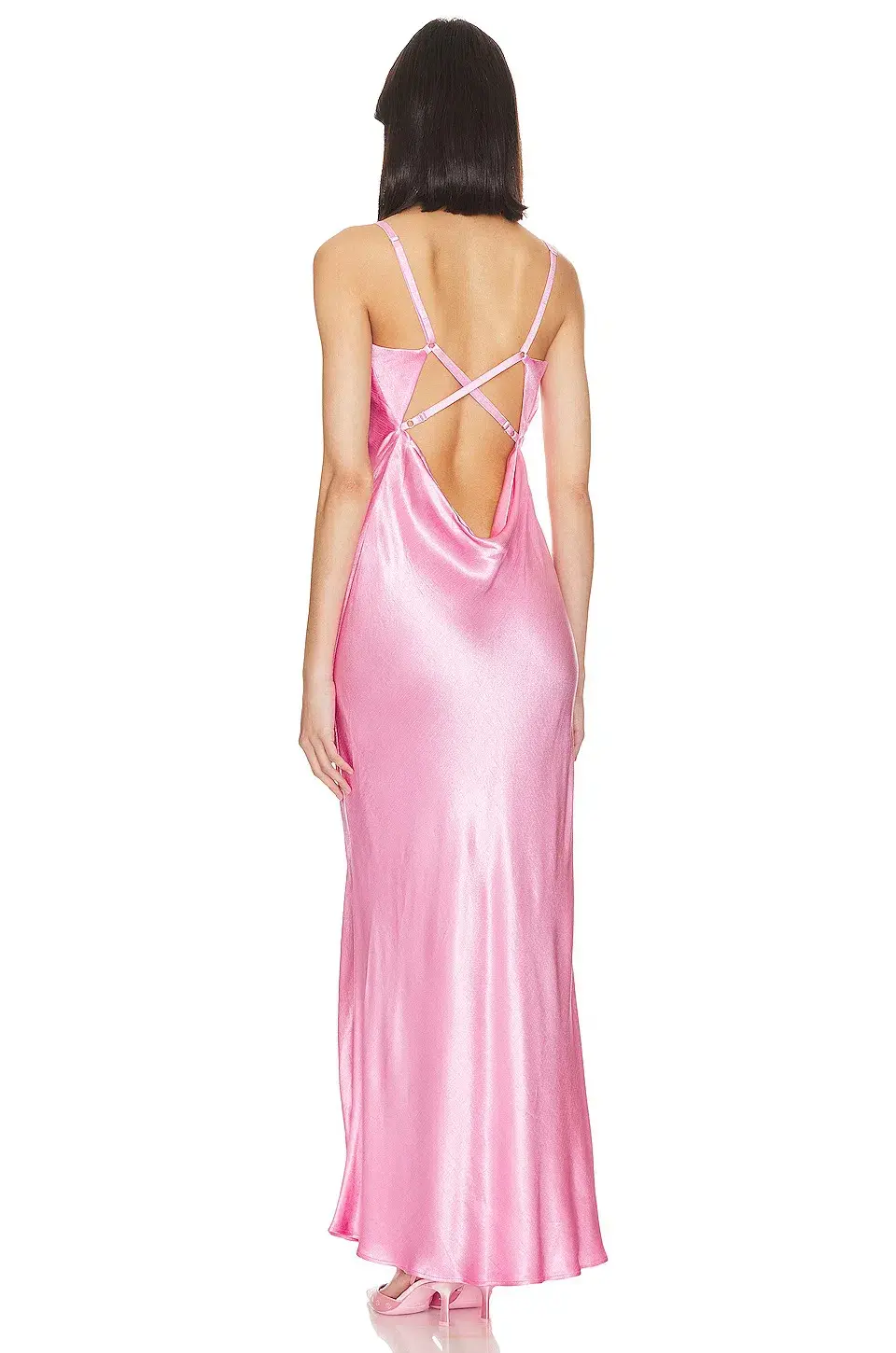 Bec & Bridge Mali Maxi Dress in Candy Pink Size 8 for rent on The Volte - main image