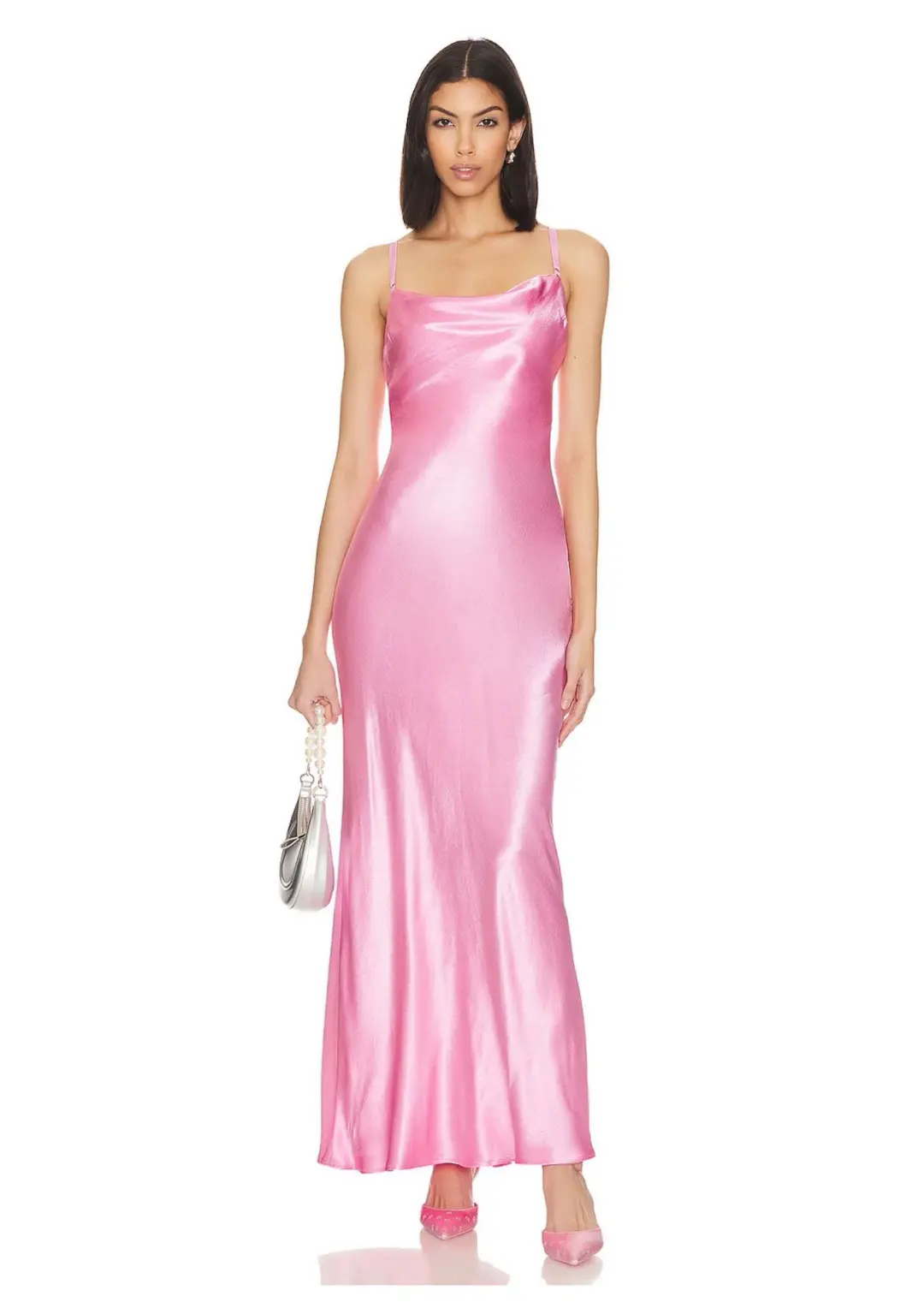 Bec & Bridge Mali Maxi Dress in Candy Pink Size 8 for rent on The Volte - main image
