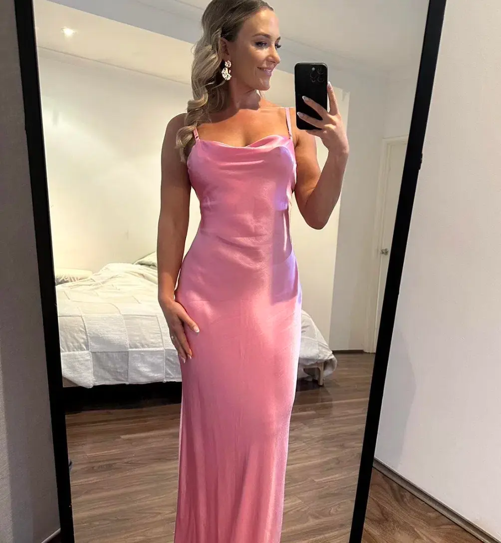 Bec & Bridge Mali Maxi Dress in Candy Pink Size 8 - Image 5