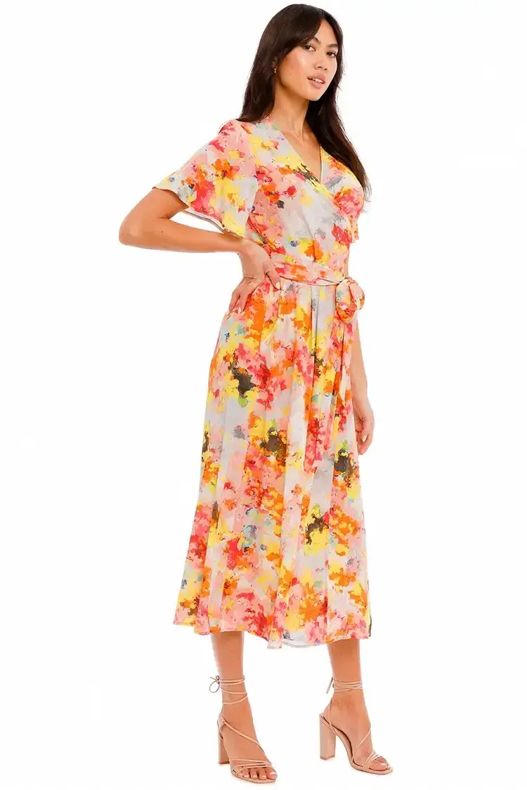 Kate Sylvester Meg Midi Dress in Sunshine Size 8 - Image 6