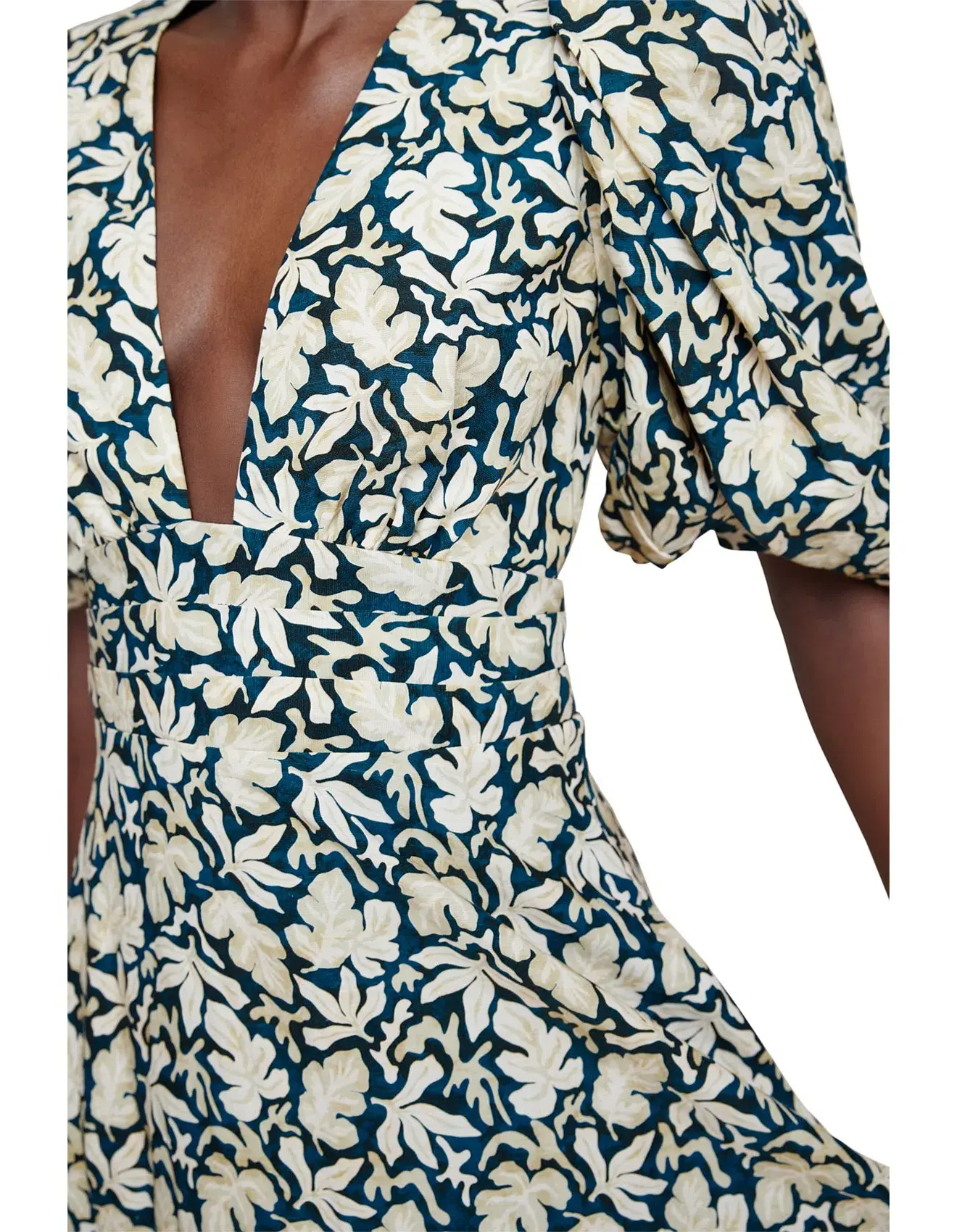 Acler Hamilton Midi Dress Floral - Image 4
