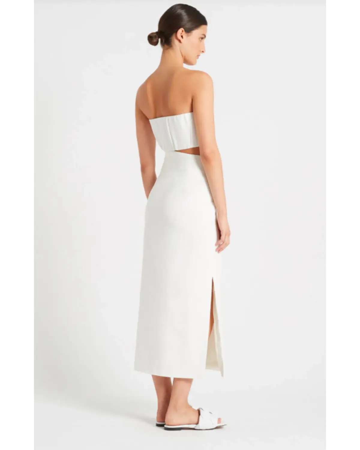 Sir the Label Yves Strapless Dress White Size AU 10 - Image 2