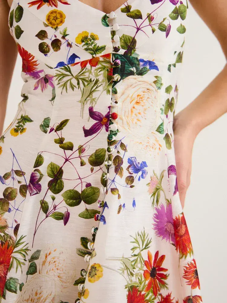 Sofia The Label Enchanted Floral Midi Dress Enchanted Floral Size 8 - Image 6