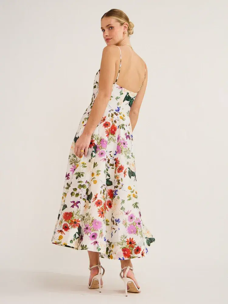 Sofia The Label Enchanted Floral Midi Dress Enchanted Floral Size 8 - Image 7