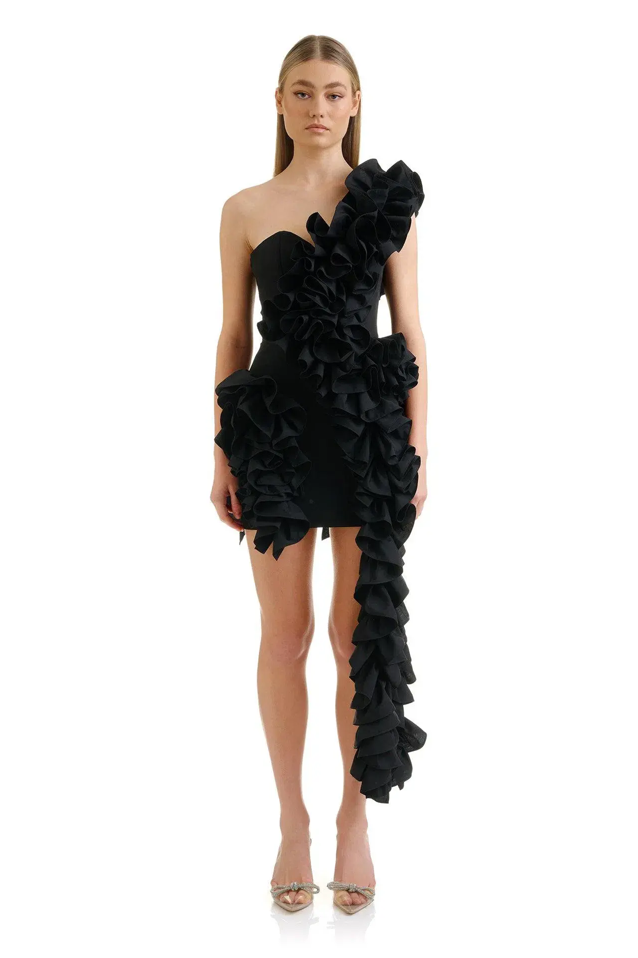 Eliya The Label Yazmine Dress Black Size L/Au 12 - Image 2