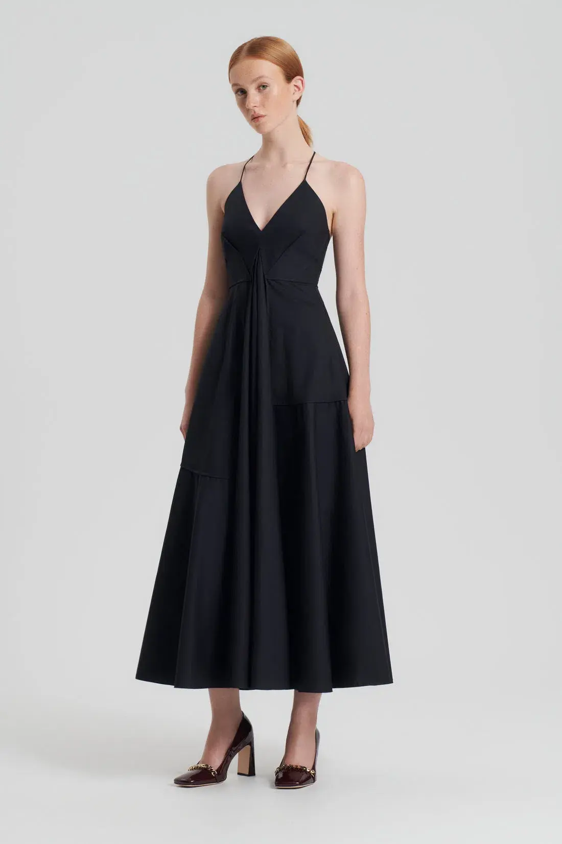Scanlan Theodore Parachute Strappy Dress Black Size 6  - Image 1