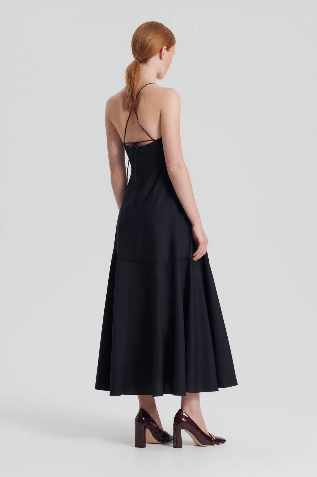Scanlan Theodore Parachute Strappy Dress Black Size 6  - Image 2