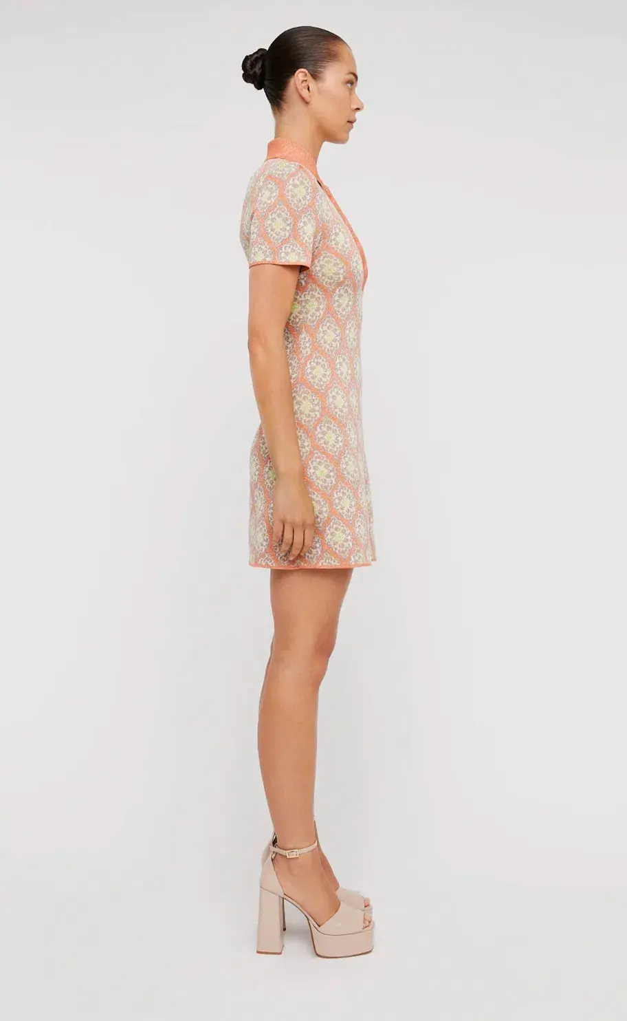 Scanlan Theodore The Knit Brocade Dress Print Size 6 - Image 2