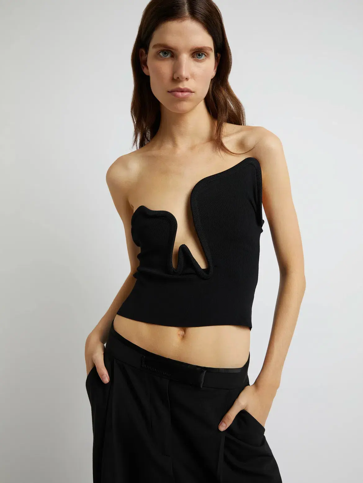 Christopher Esber Salacia Wire Top Black Size 6 - Image 4