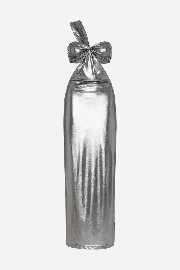 Manning Cartell She’s Super Sonic Gown Silver Size 10 - Image 5