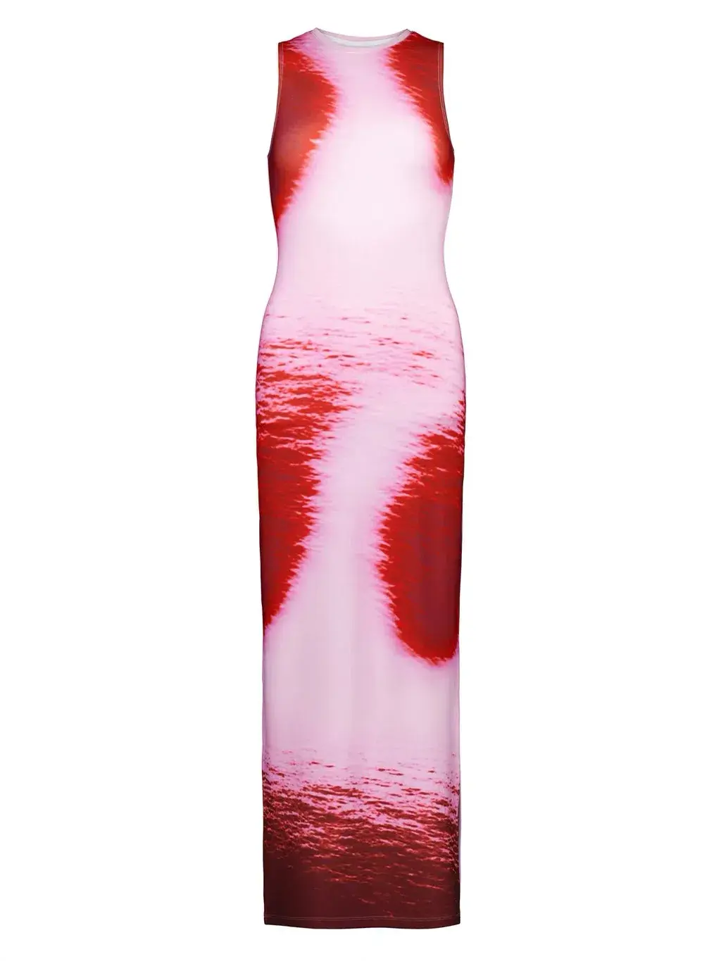 With Harper Lu Racer Dress Isola Ocean Pink Multi Size 8 - Image 5
