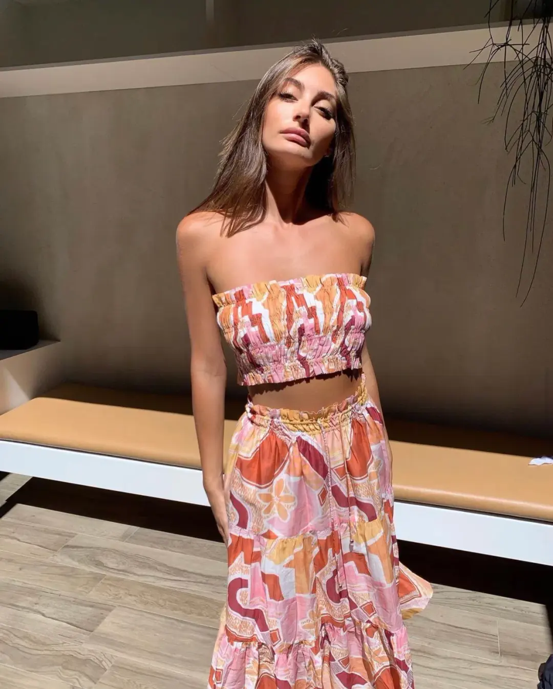 Steele Paradise Top & Yolanda Skirt Set Multi Size 10 for rent on The Volte - main image