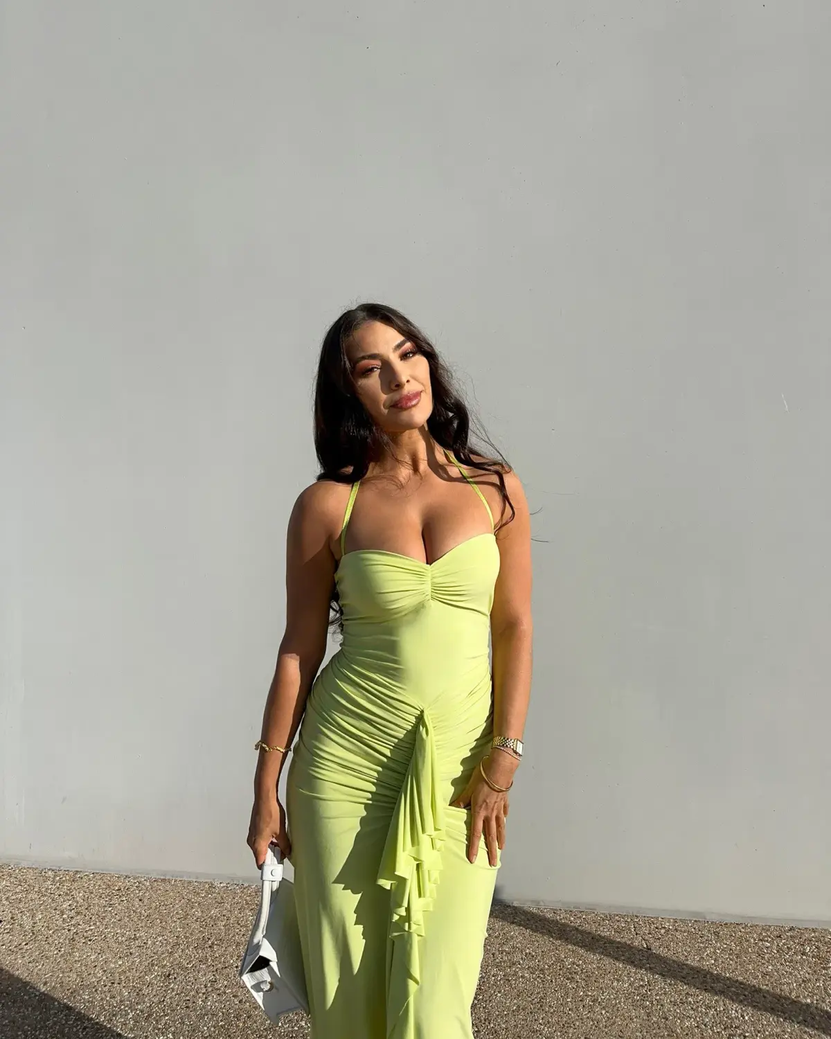 Natalie Rolt Shontae Gown in Citron Size 2 / AU 10 - Image 4