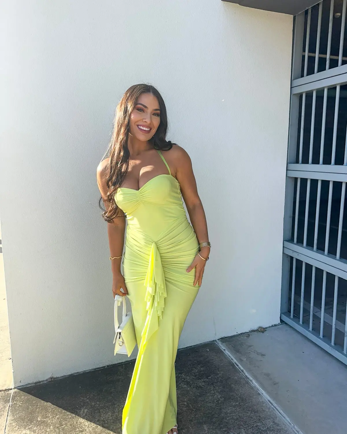 Natalie Rolt Shontae Gown in Citron Size 2 / AU 10 - Image 5