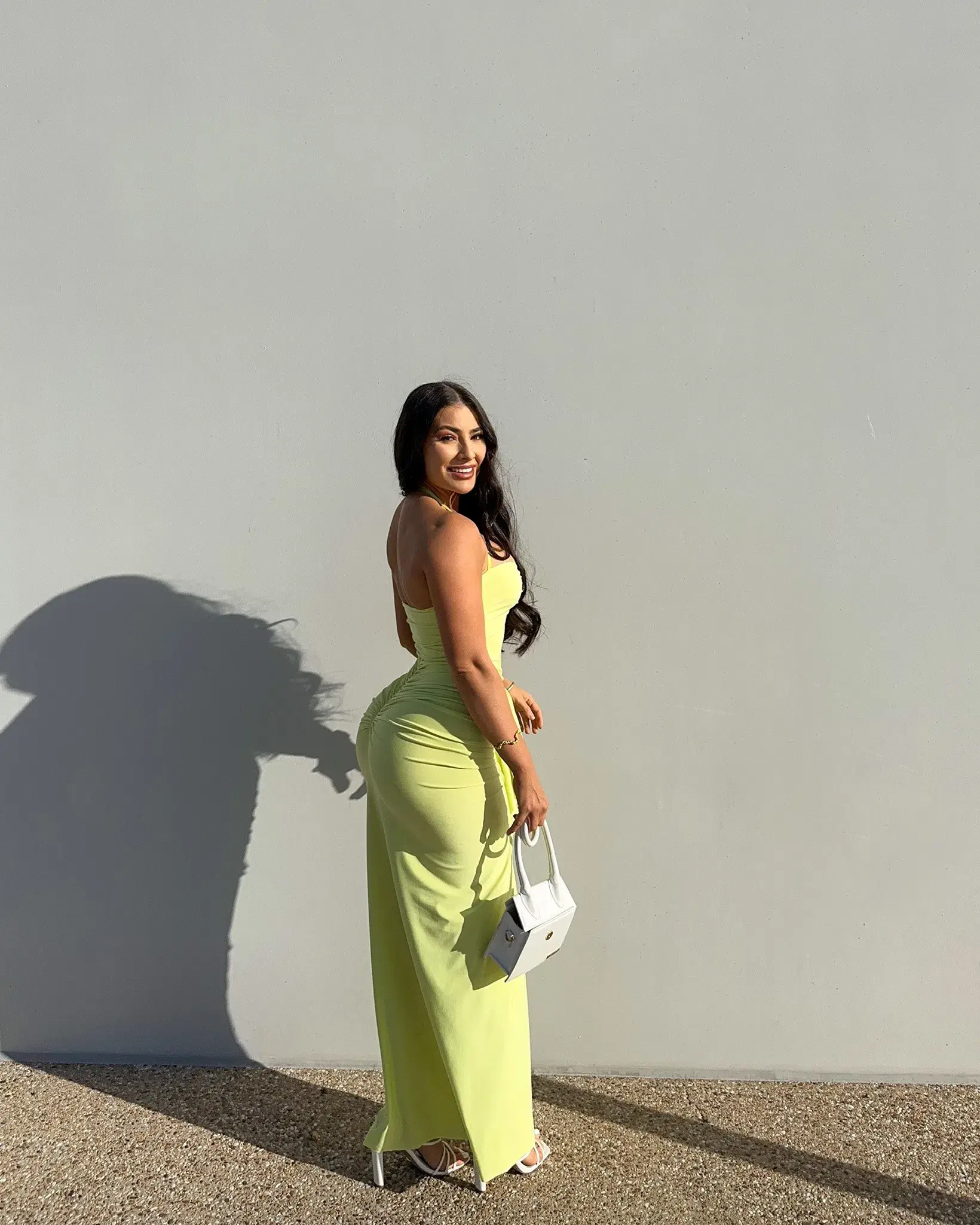Natalie Rolt Shontae Gown in Citron Size 2 / AU 10 - Image 3