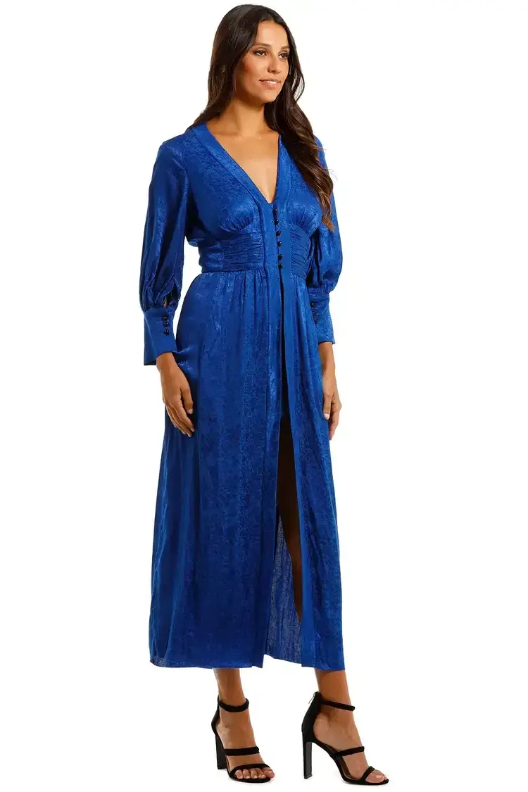 KITX Slinky Dress in Blue Size 8 - Image 2