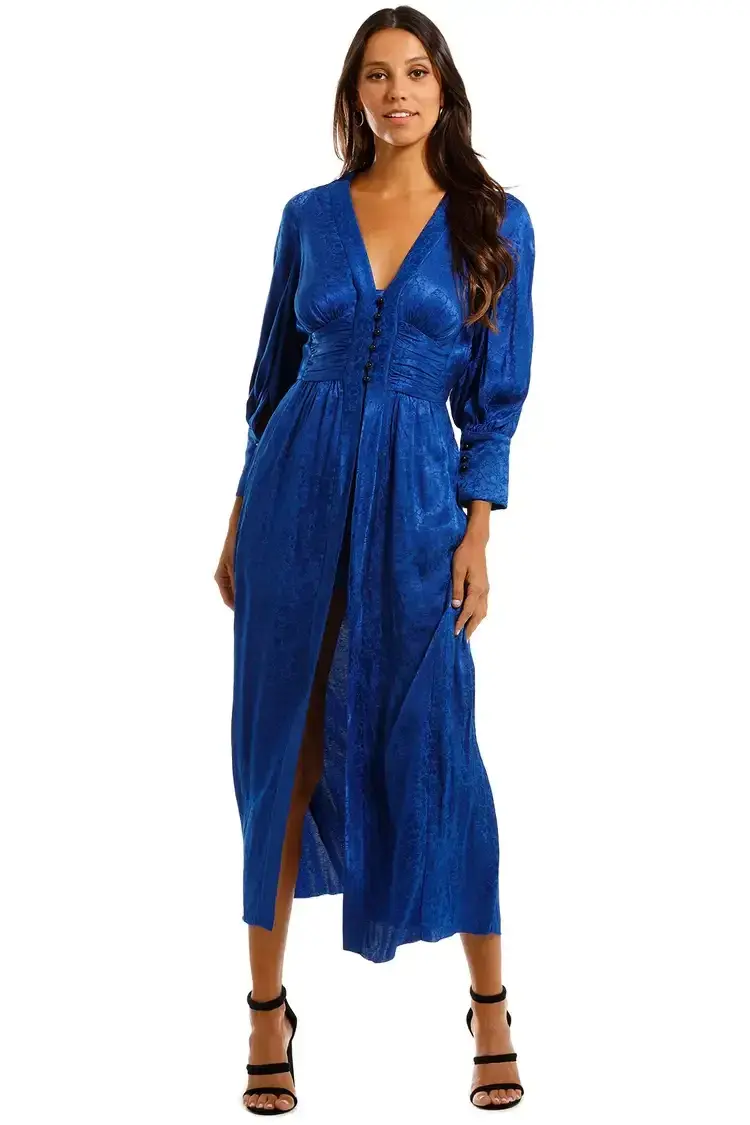 KITX Slinky Dress in Blue Size 8 - Image 1