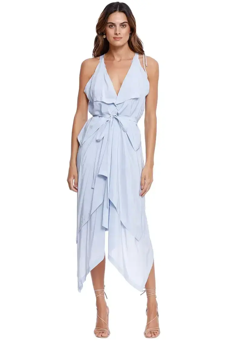 KITX Puzzle Block System Dress in Lavender Blue Size 8 - Image 1