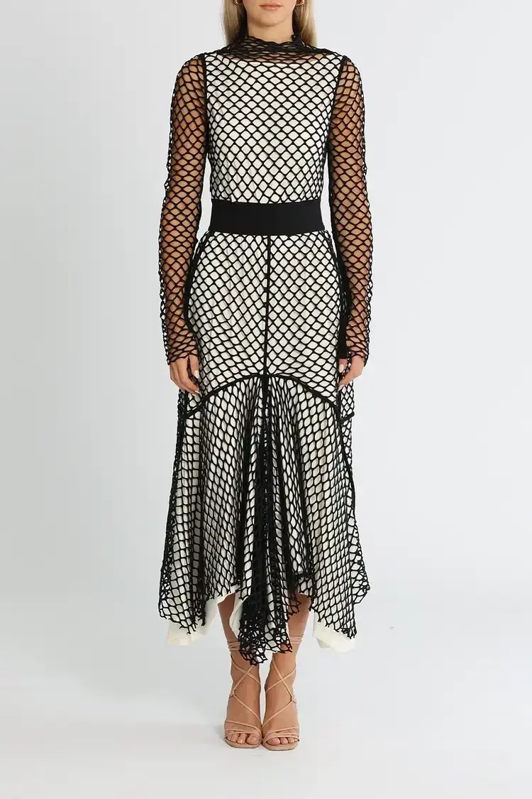 KITX Net Dress in Black Size 8 - Image 1