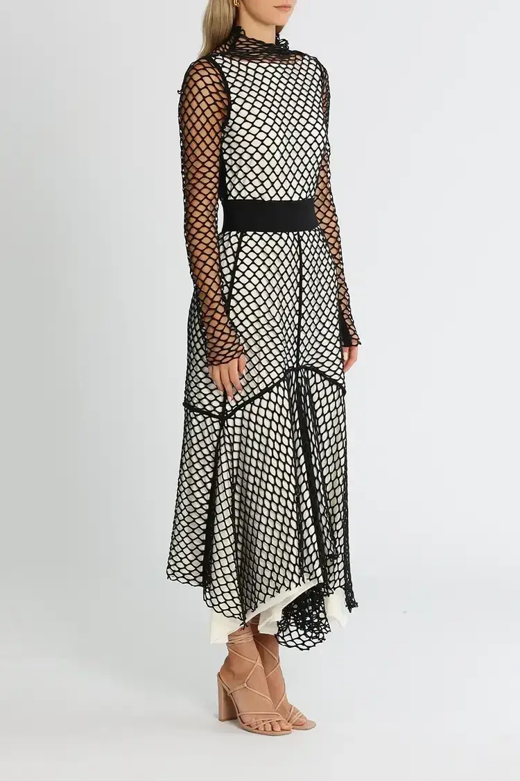 KITX Net Dress in Black Size 8 - Image 2