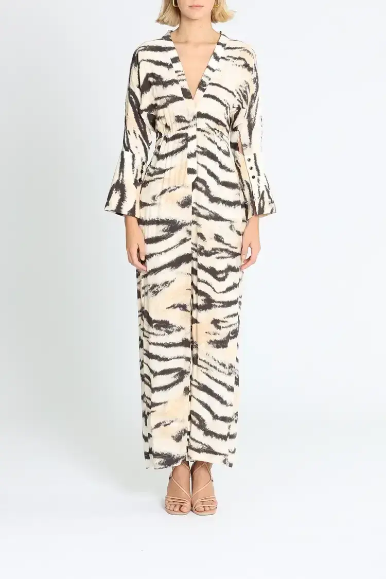 KITX Zebra Jumpsuit Animal Print Size 10 - Image 1