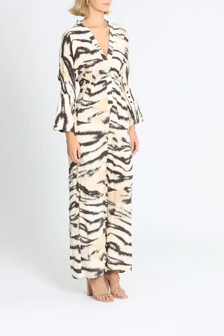 KITX Zebra Jumpsuit Animal Print Size 10 - Image 2