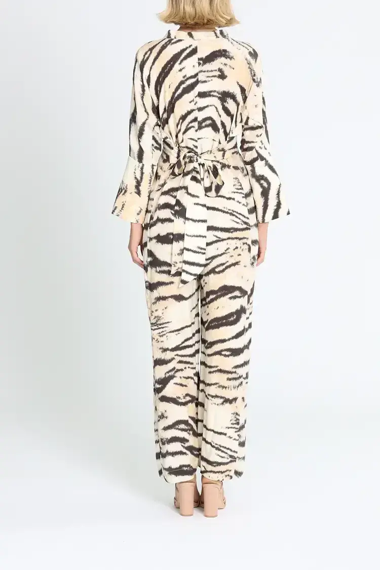 KITX Zebra Jumpsuit Animal Print Size 8 - Image 3