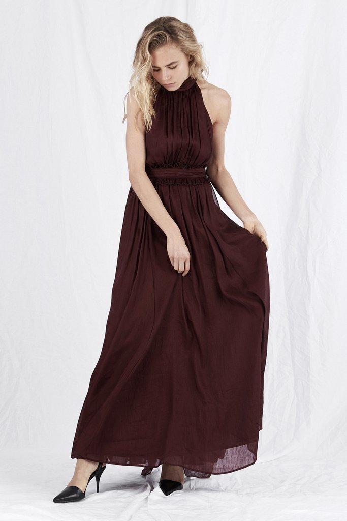 Aje Georgia Maxi Dress Burgundy Size 6 - Image 1
