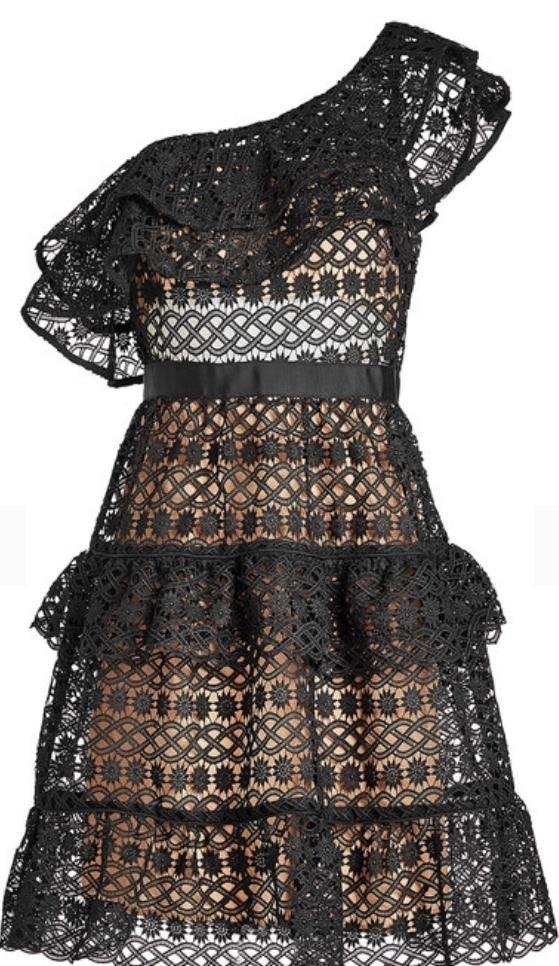Floral Chain One Shoulder Mini Dress - Image 6