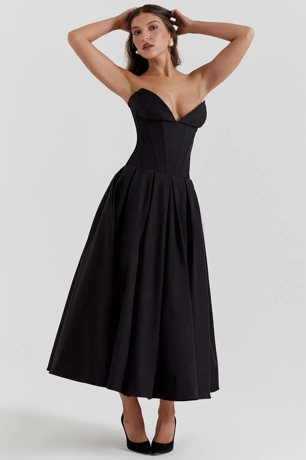 House of CB Lady Dress Black Size 6 - Image 2